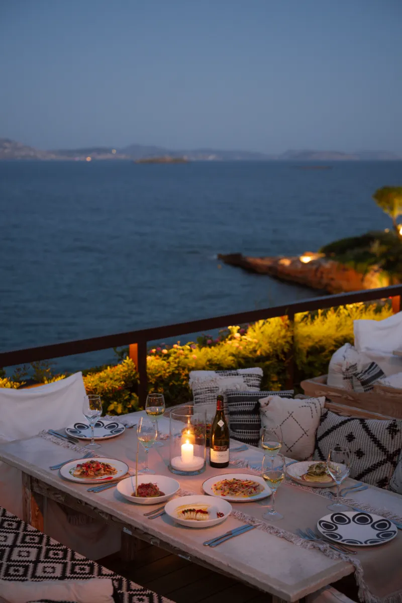 Restaurant bar selection