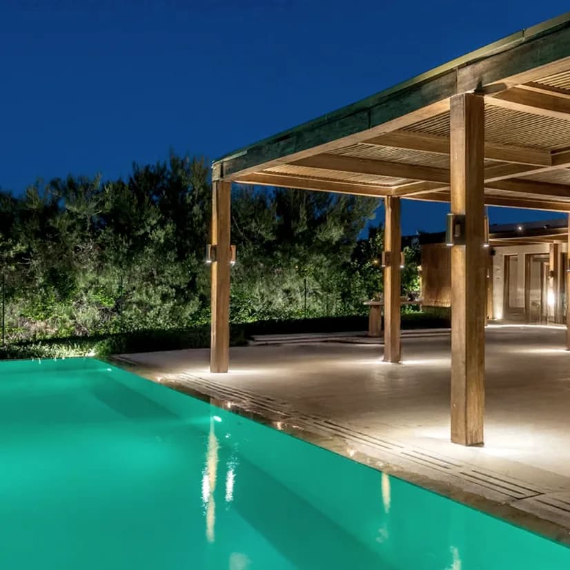 Poolside evening venue