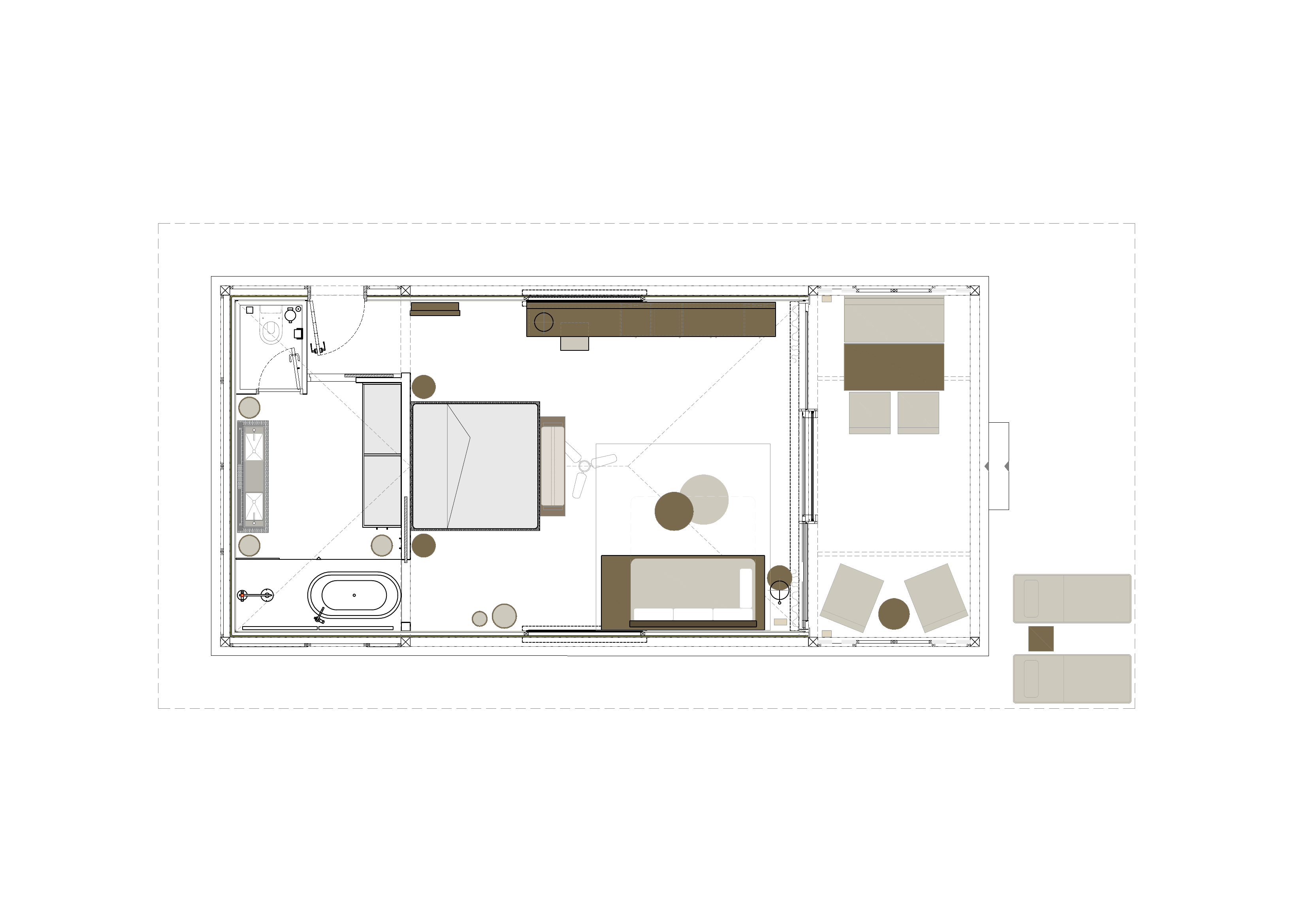 Exclusive Seafront Cabana floor plan image
