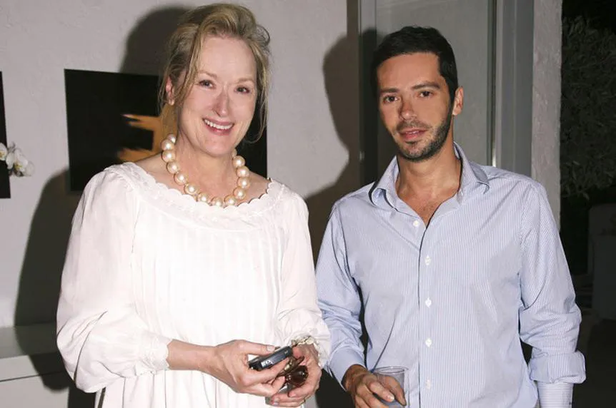 Chrysanthos Panas with Meryl Streep
