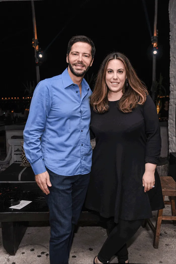 Mary Katrantzou with Chrysanthos Panas